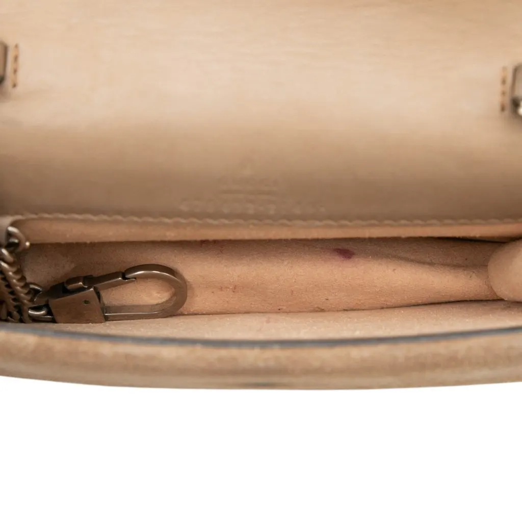 Gucci Mini GG Supreme Dionysus Crossbody Beige Canvas Good - Model View