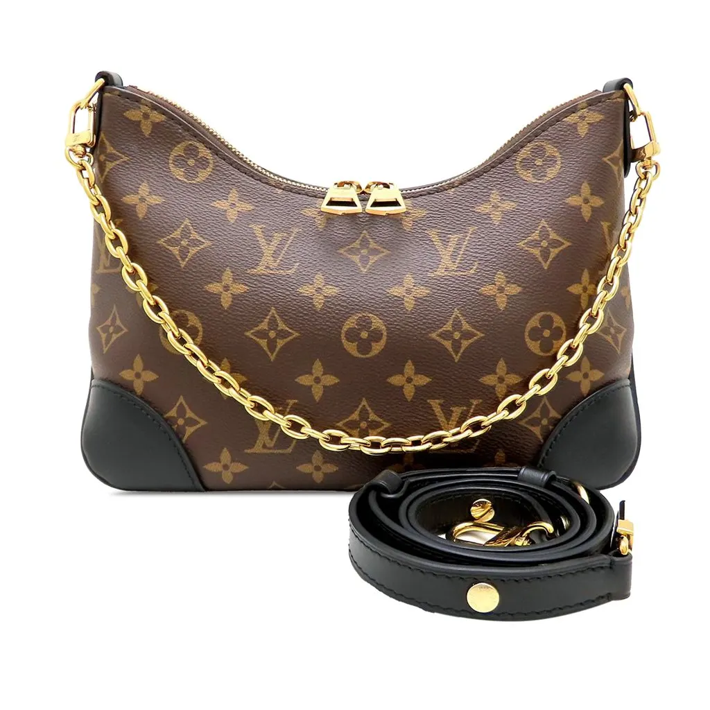 Louis Vuitton Monogram Boulogne PM Brown Very good - Front View