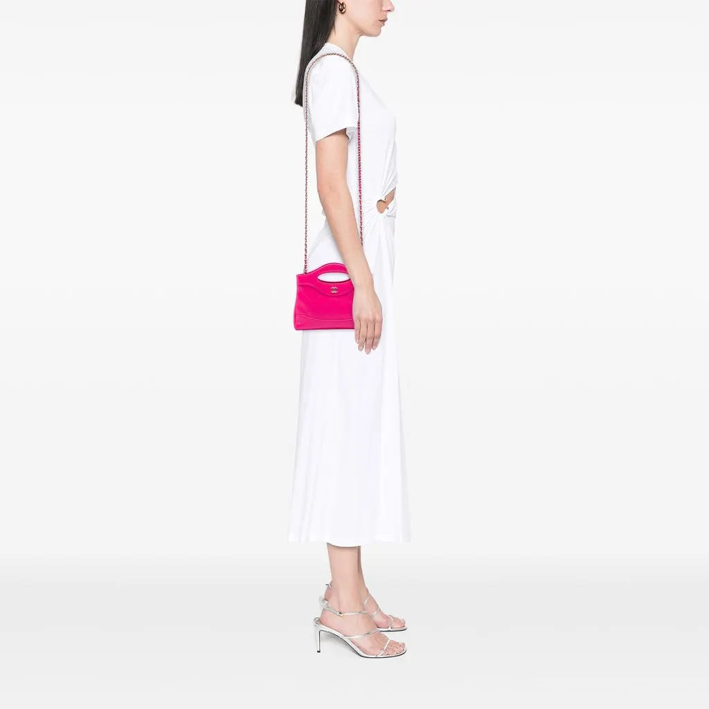 Chanel Nano Shiny Aged Calfskin 31 Shopping Bag Pink Leather Good - Box View