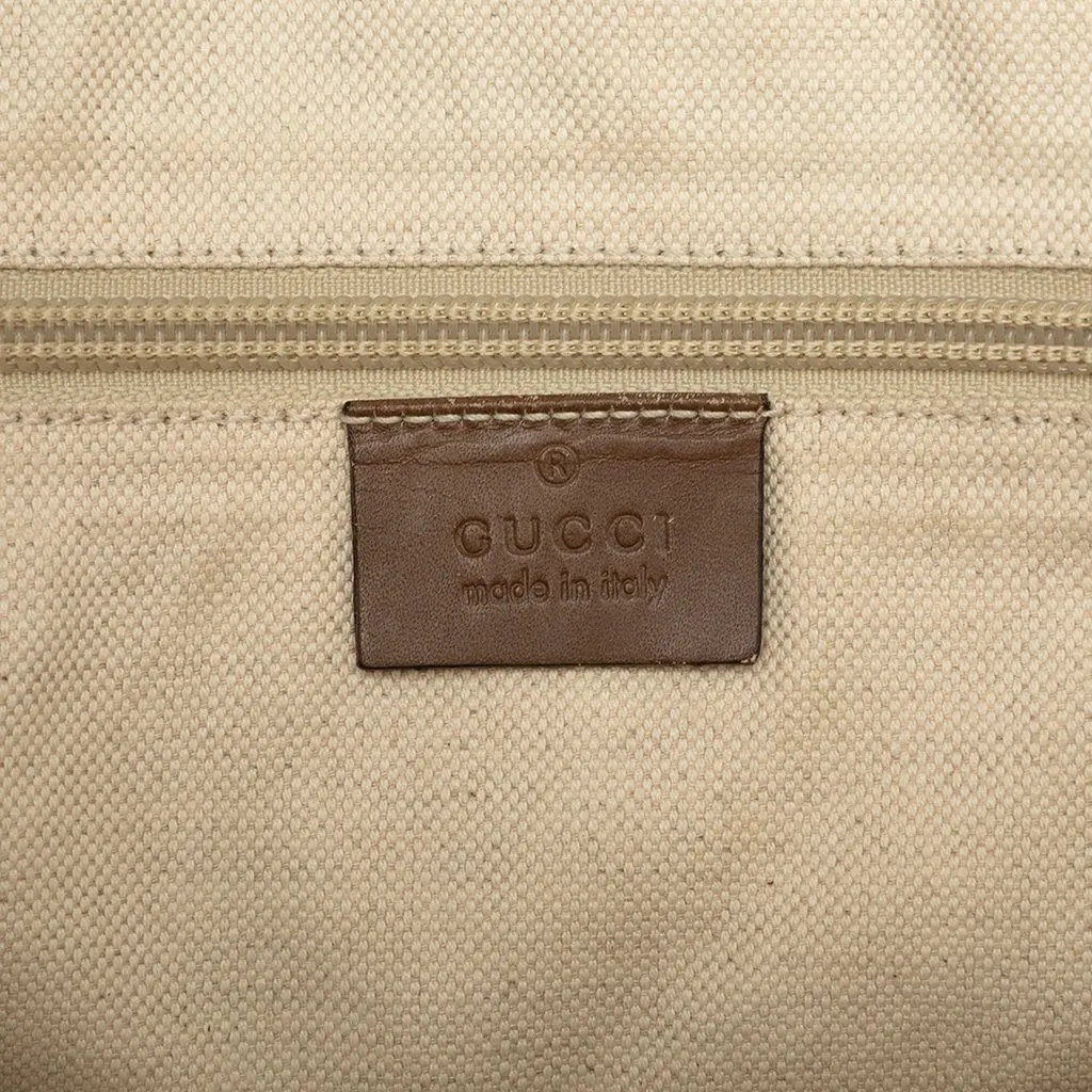 Gucci Diamante Coated Canvas Business Bag Beige Canvas Good - Box View