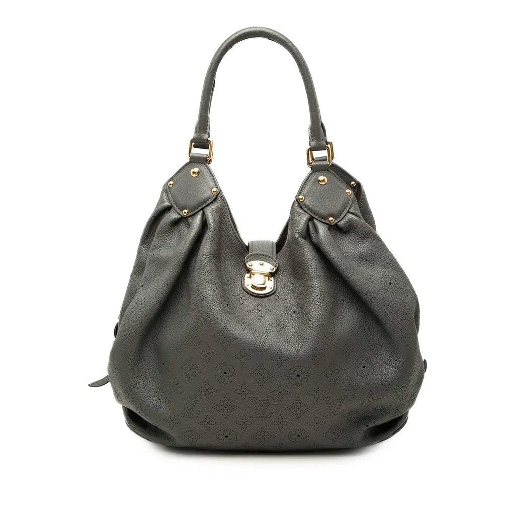 Louis Vuitton Monogram Mahina L Hobo MultiColor Leather Very good - Front View