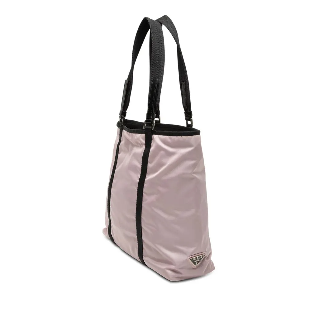 Prada Tessuto Tote Pink Very good - Back View
