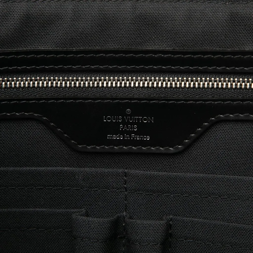 Louis Vuitton Damier Graphite Poche Documents Portfolio Black Canvas Very good - Box View