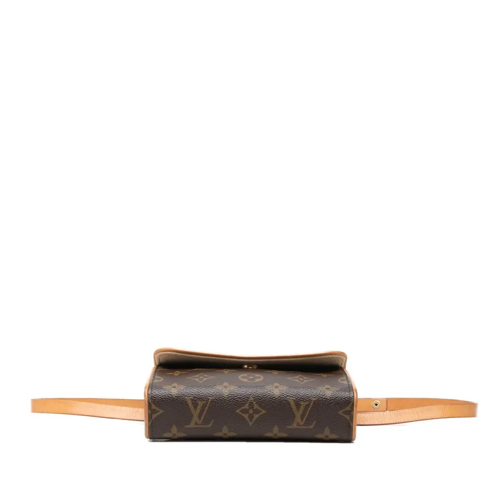 Louis Vuitton Monogram Pochette Florentine Brown Very good - Inside View