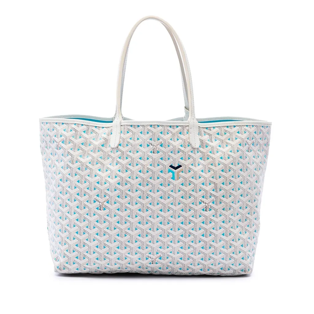 Goyard Goyardine Claire Voie Saint Louis PM White Very good - Front View