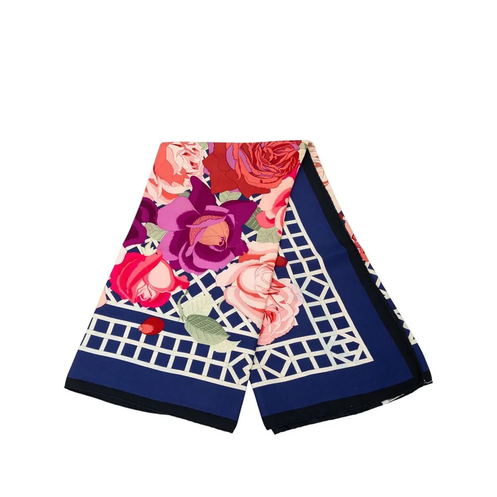 Hermès Roseraie Silk Scarf 90