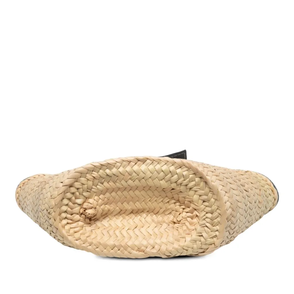 Jacquemus Le Panier Soleil Satchel Beige Rattan Very good - Inside View