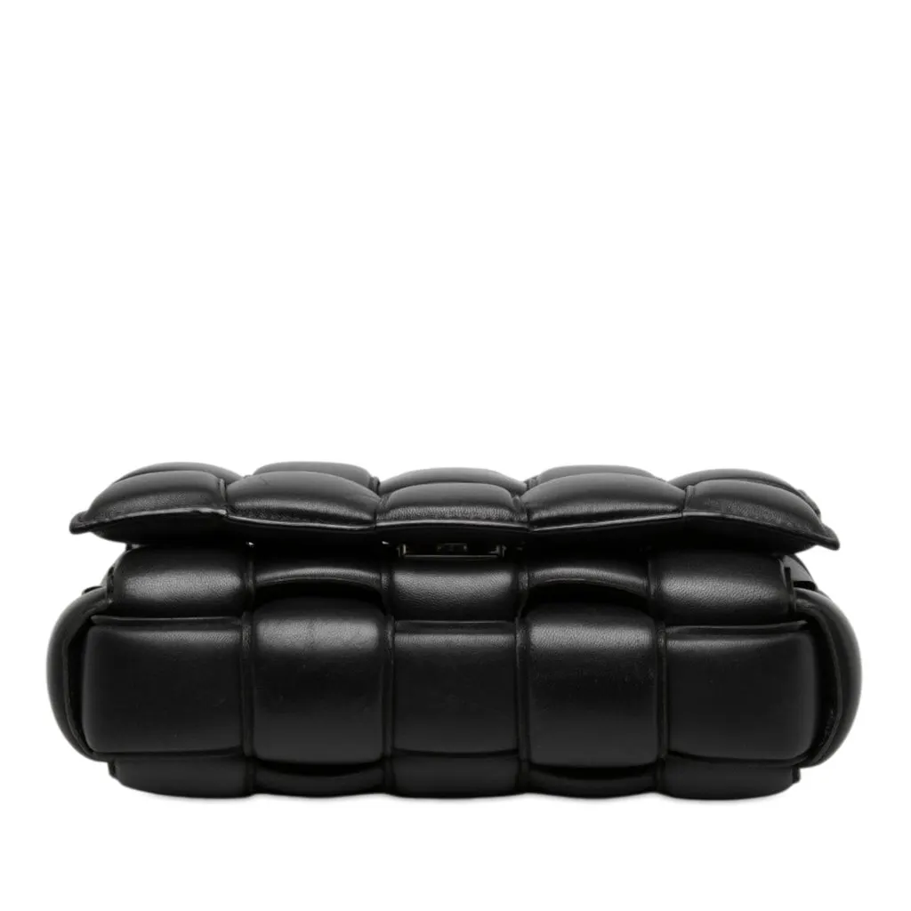 Bottega Veneta Nappa Intrecciato Padded Cassette Crossbody Black Leather Very good - Inside View
