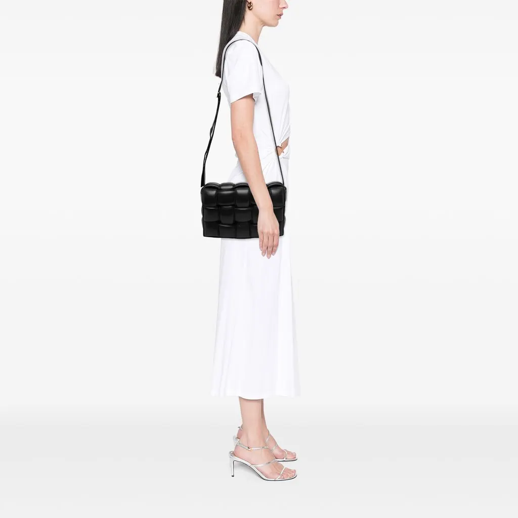 Bottega Veneta Nappa Intrecciato Padded Cassette Crossbody Black Leather Very good - Box View