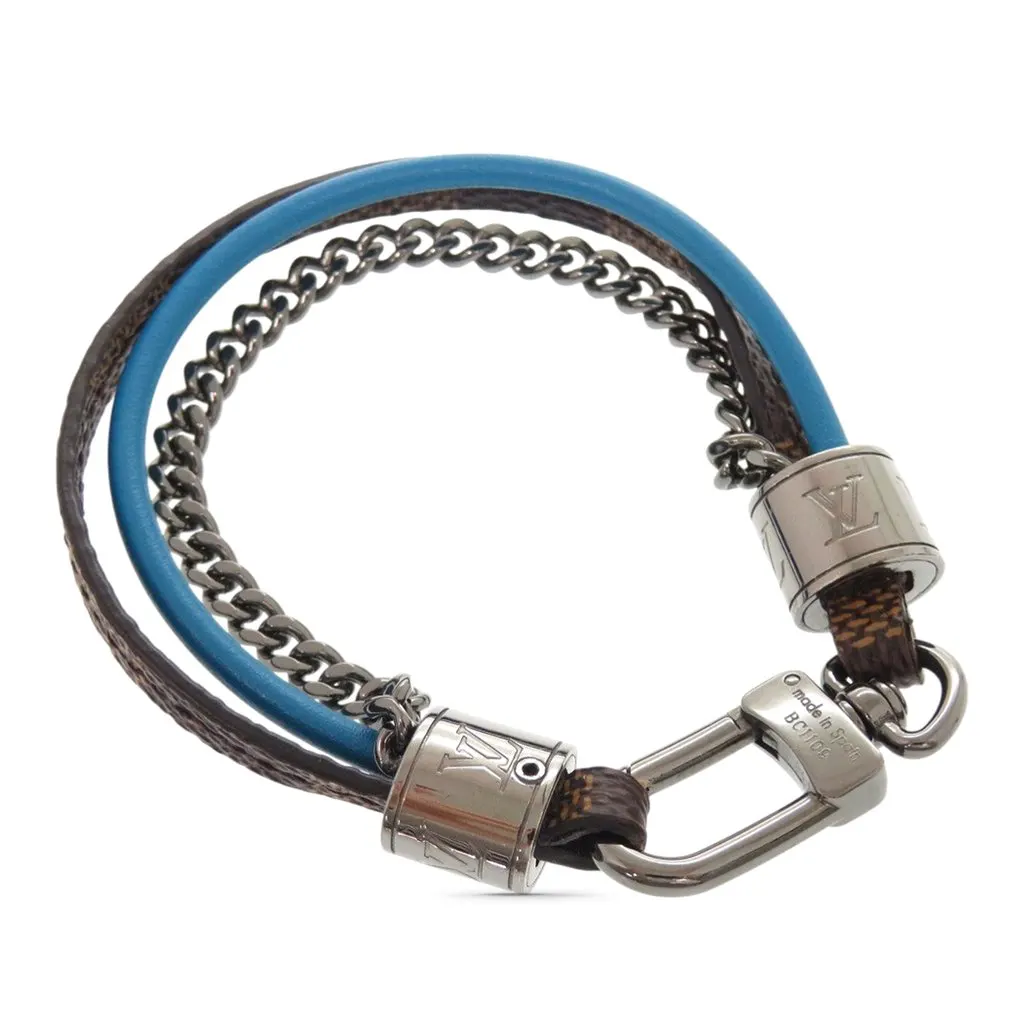 Louis Vuitton Damier Ebene LV Treble Bracelet Brown Very good - Inside View