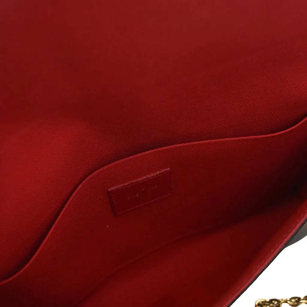 Louis Vuitton Damier Ebene Pochette Felicie Brown Very good - Model View