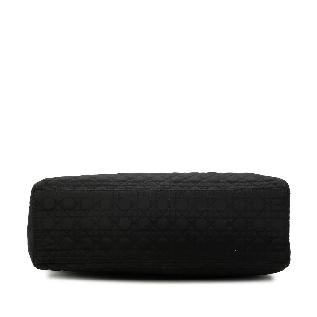 Dior Large Nylon Microcannage Lady Dior Black Polyamide Very good - Inside View