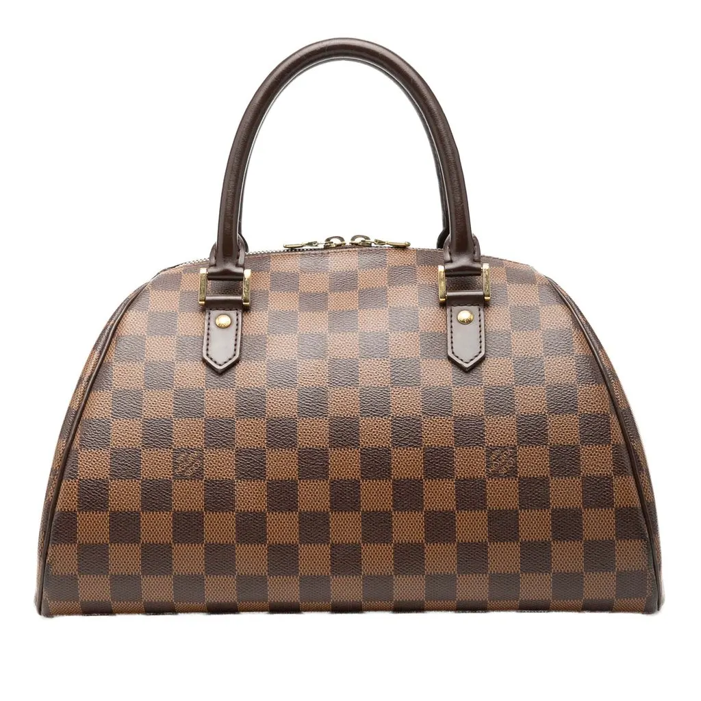 Louis Vuitton Damier Ebene Ribera MM Brown Very good - Front View