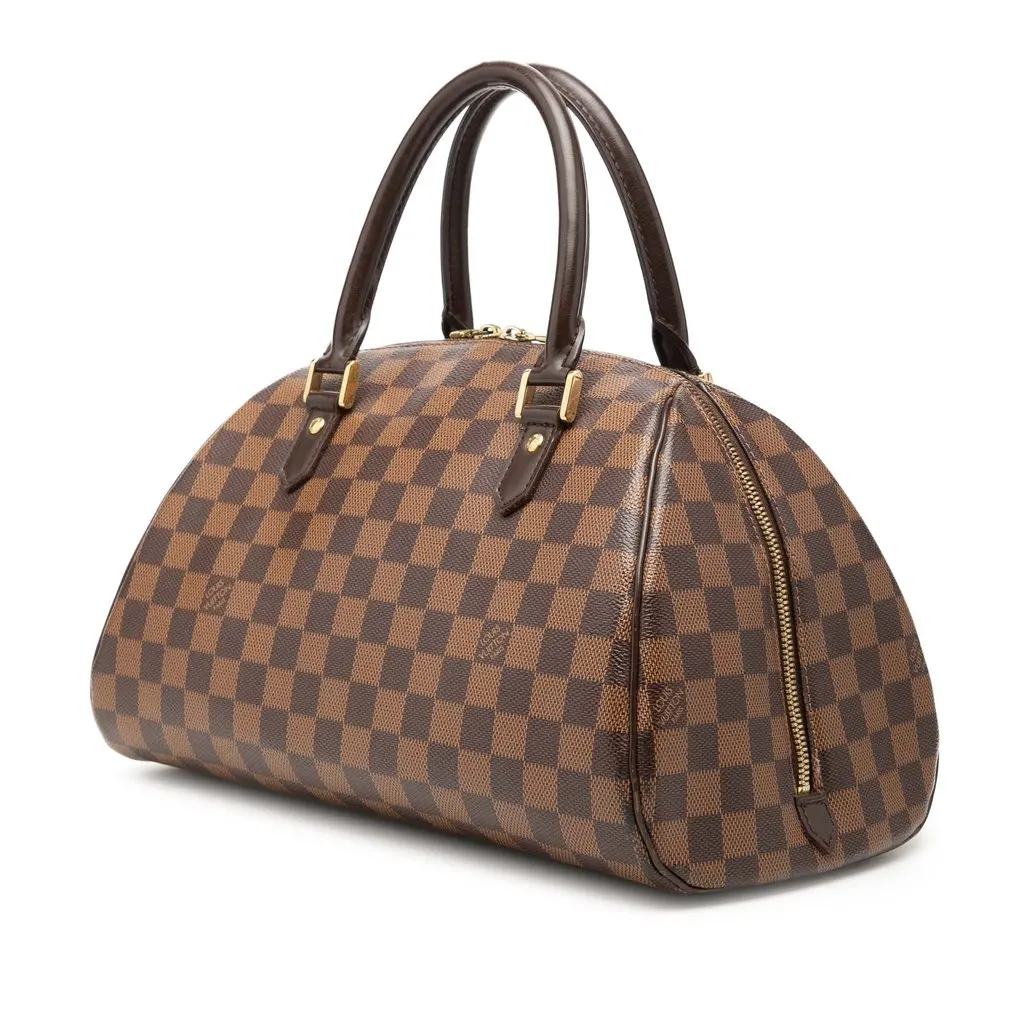 Louis Vuitton Damier Ebene Ribera MM Brown Very good - Back View