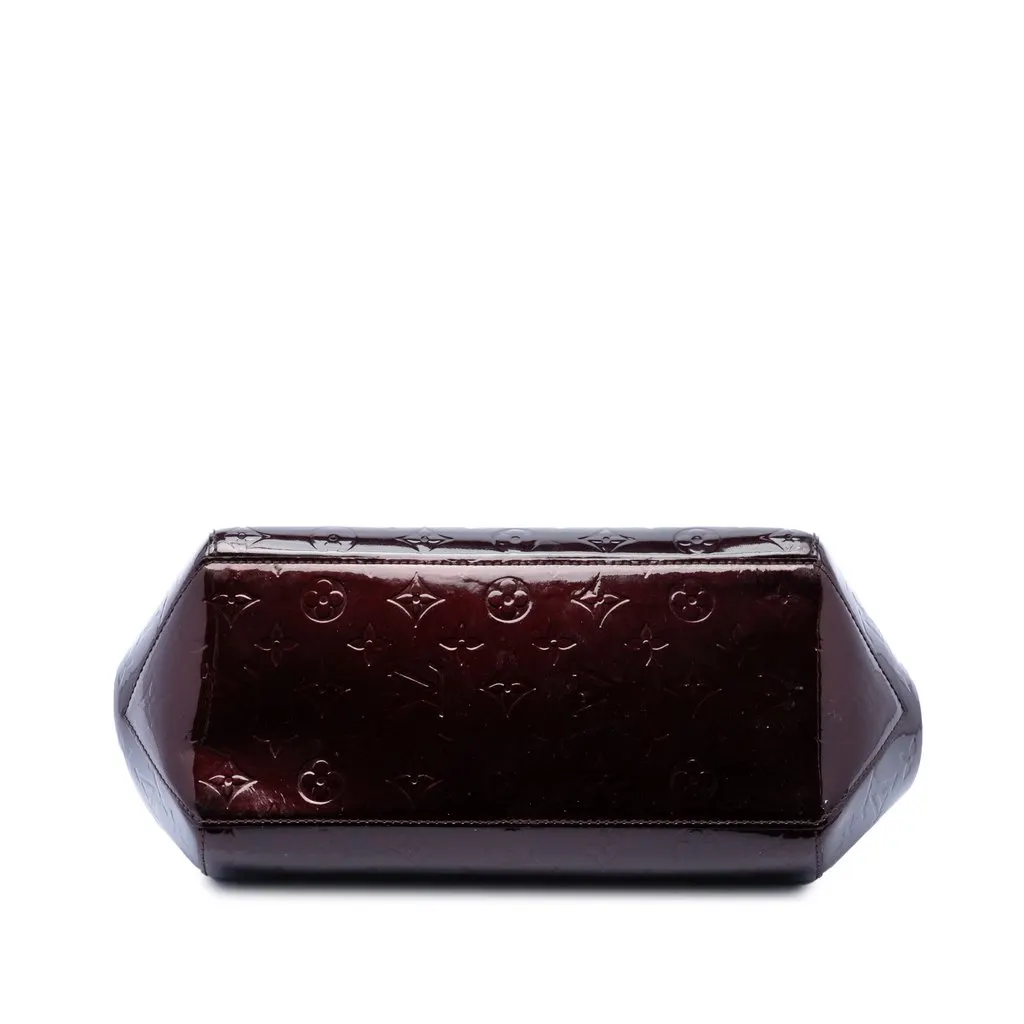 Louis Vuitton Monogram Vernis Sherwood PM Purple Leather Very good - Inside View