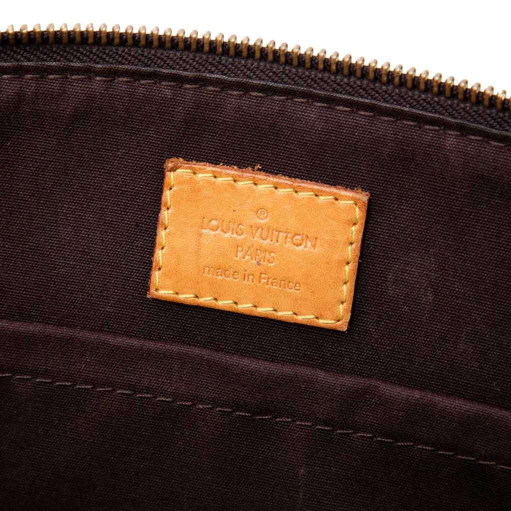 Louis Vuitton Monogram Vernis Sherwood PM Purple Leather Very good - Box View