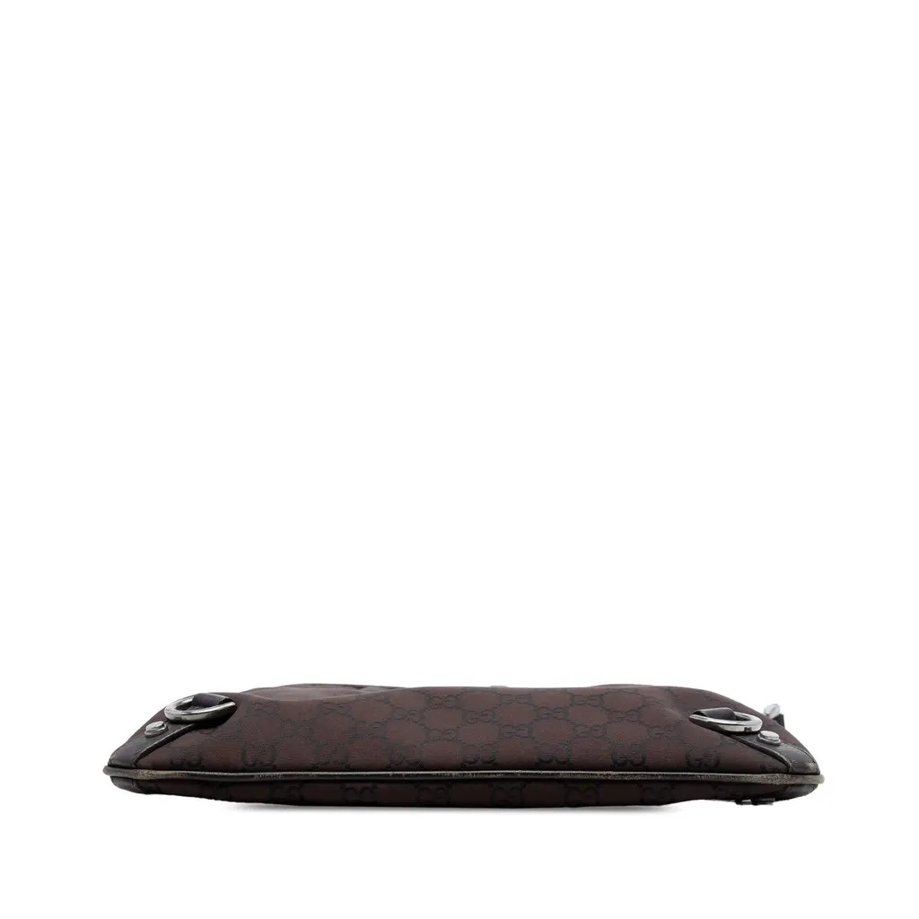 Gucci GG Nylon Abbey D Ring Crossbody Brown Very good - Inside View