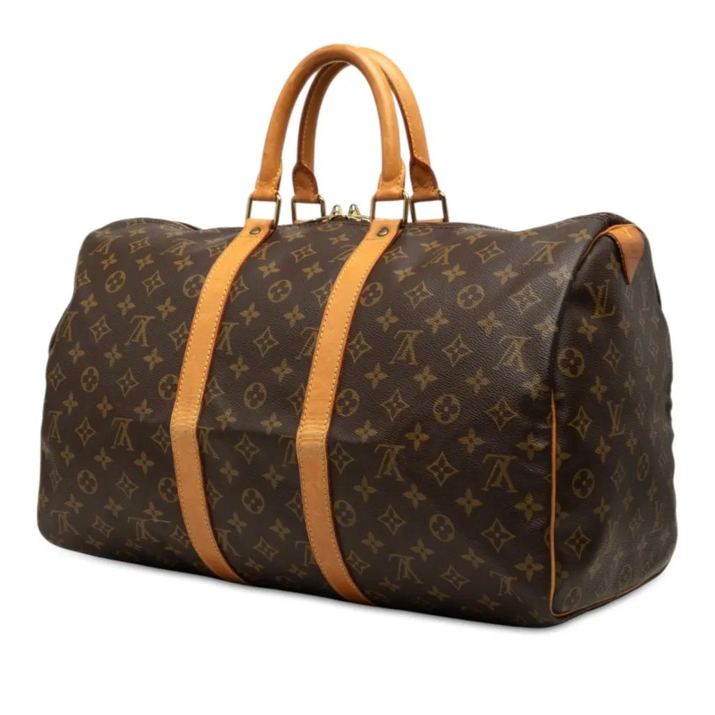 Louis Vuitton Monogram Keepall 45 Brown Very good - Back View