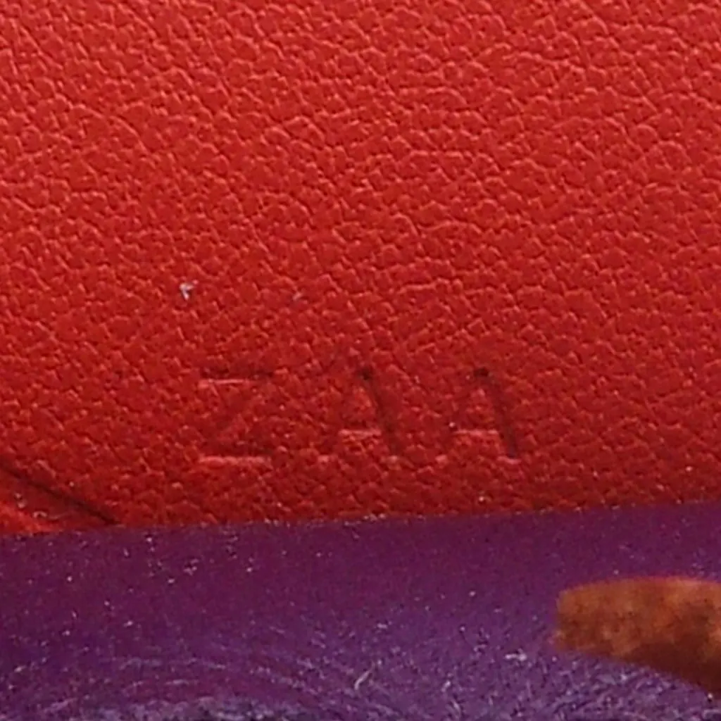 Hermès Milo Lambskin and Swift Grigri Rodeo Pegase Bag Charm PM Purple Leather Very good - Box View