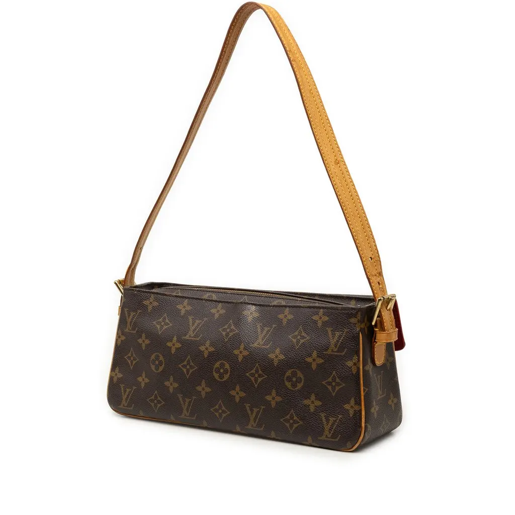 Louis Vuitton Monogram Viva Cite MM Brown Canvas Good - Back View