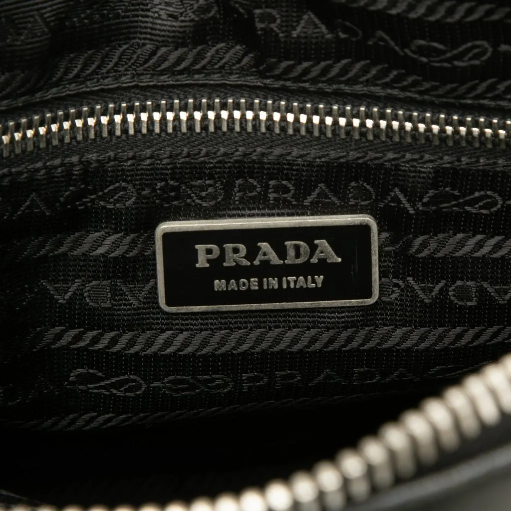 Prada Tessuto Top Handle Bag Black Very good - Box View