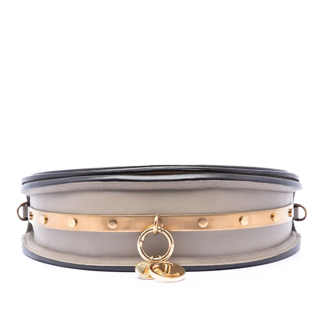 Chloé Mini Calfskin Nile Bracelet Satchel Grey Leather Very good - Inside View