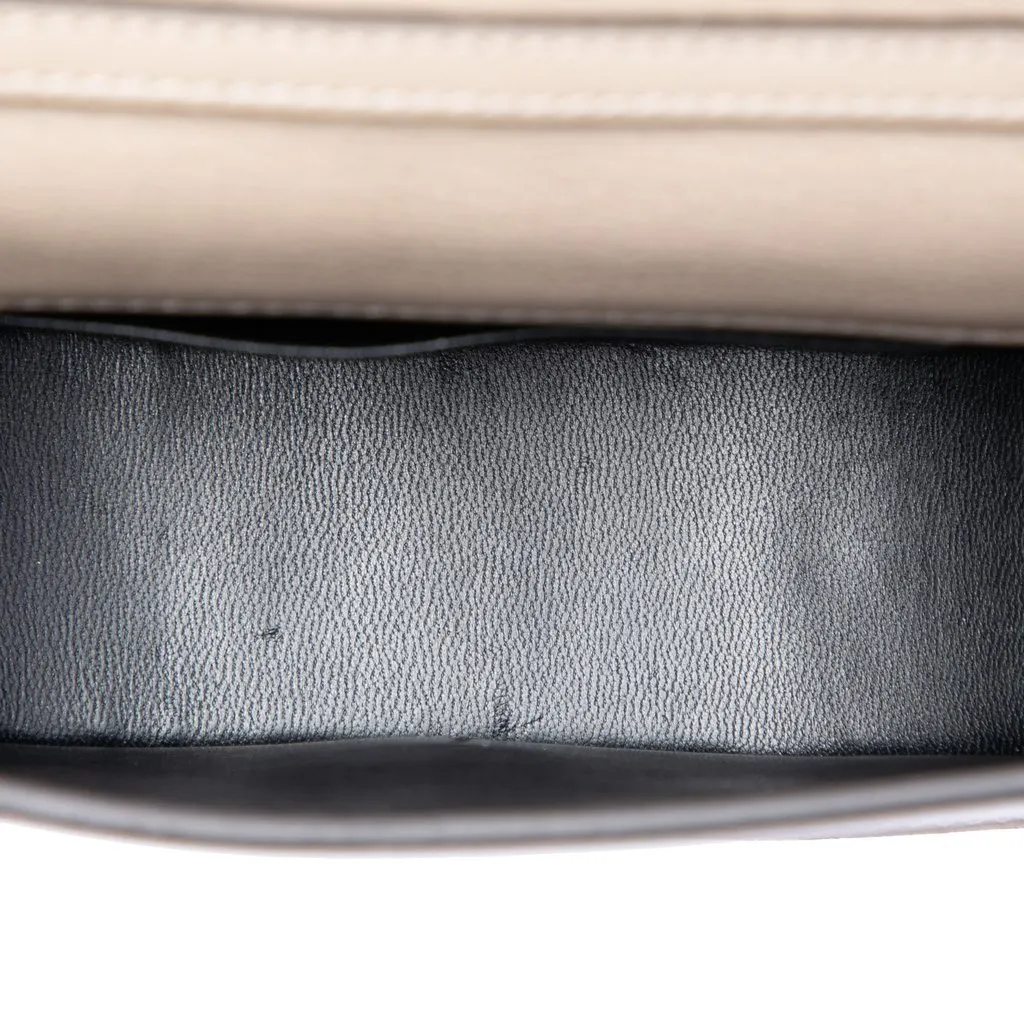 Chloé Mini Calfskin Nile Bracelet Satchel Grey Leather Very good - Model View