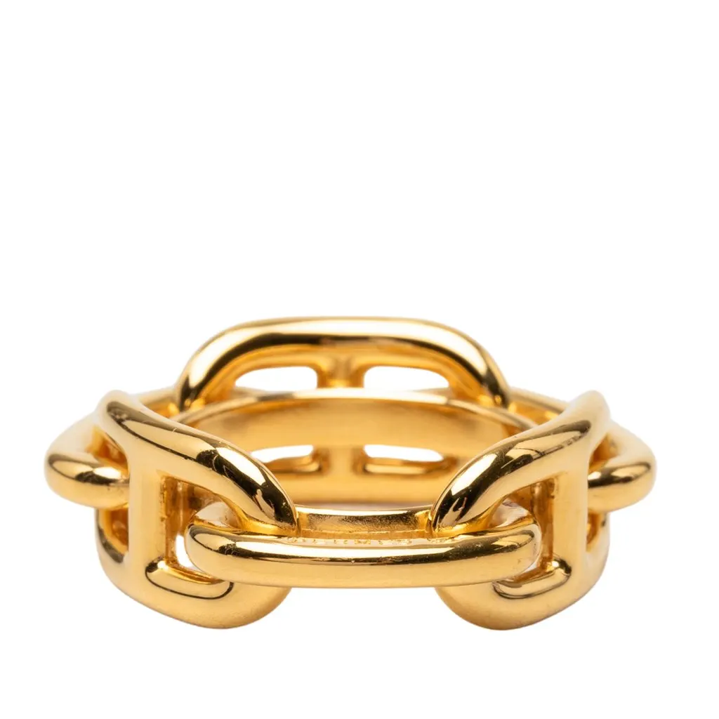 Hermès Gold Plated Regate Scarf Ring Gold Metal Very good - Inside View