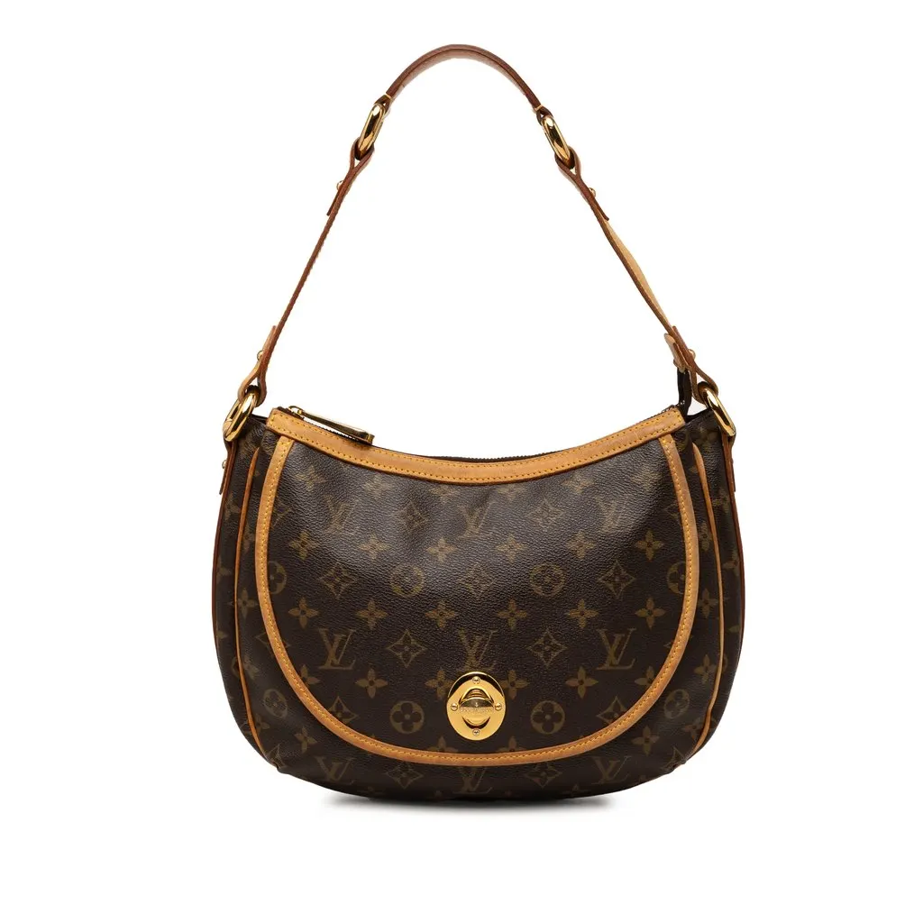 Louis Vuitton Monogram Tulum PM Brown Very good - Front View