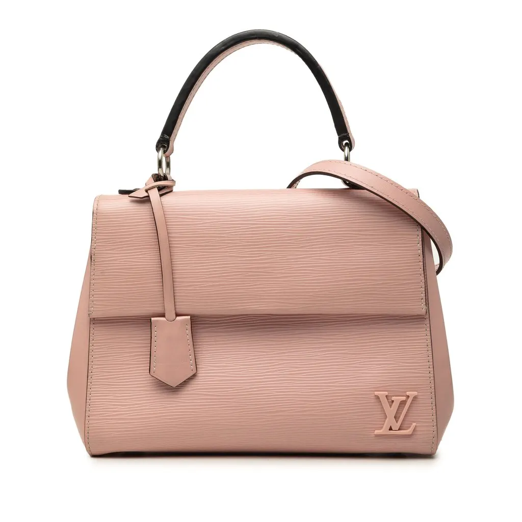 Louis Vuitton Epi Cluny BB Pink Leather Very good - Front View