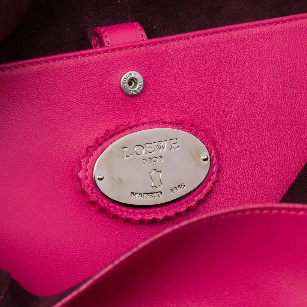 Loewe Nappa Anagram Tassel Crossbody Pink Leather Good - Box View