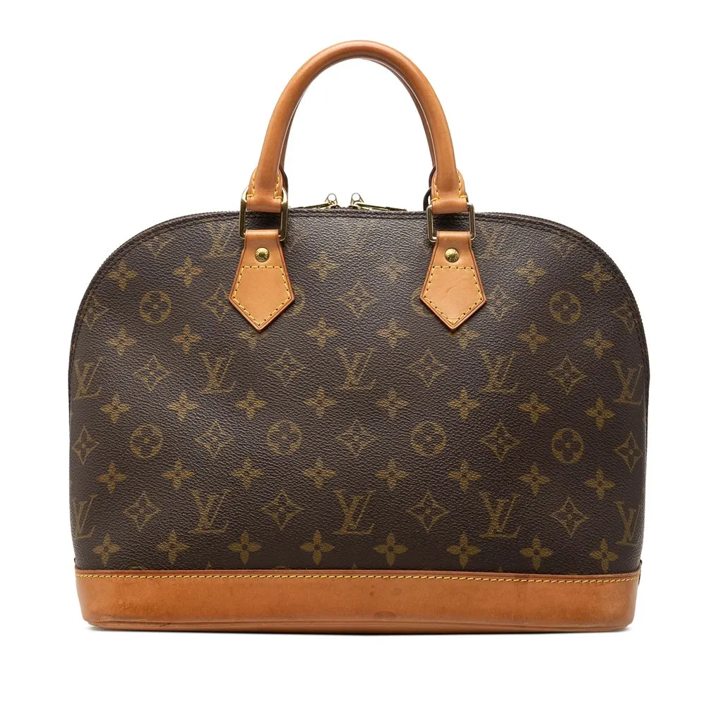 Louis Vuitton Monogram Alma PM Brown Good - Front View