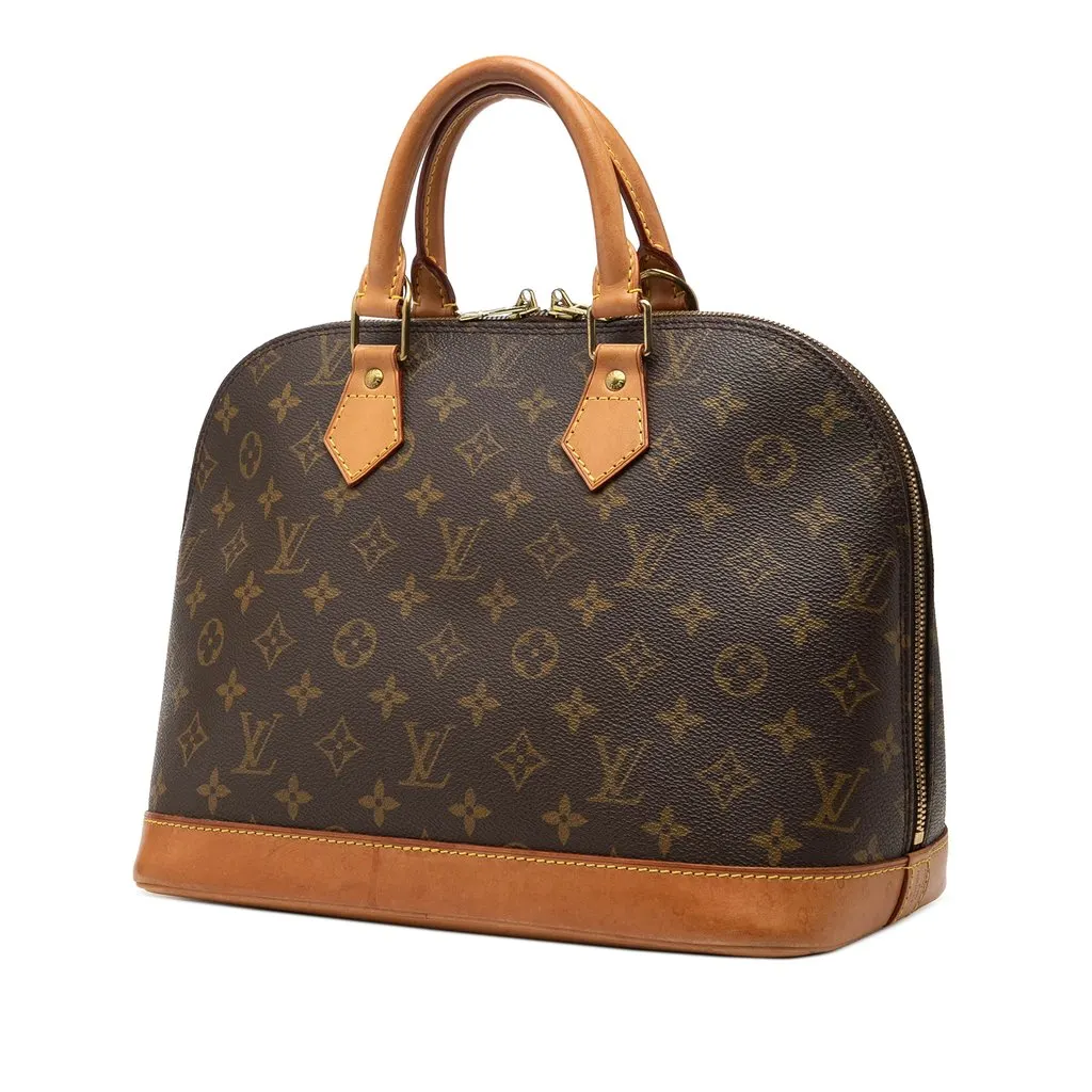 Louis Vuitton Monogram Alma PM Brown Good - Back View