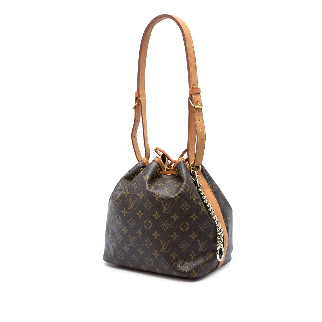 Louis Vuitton Monogram Petit Noe Brown Very good - Back View