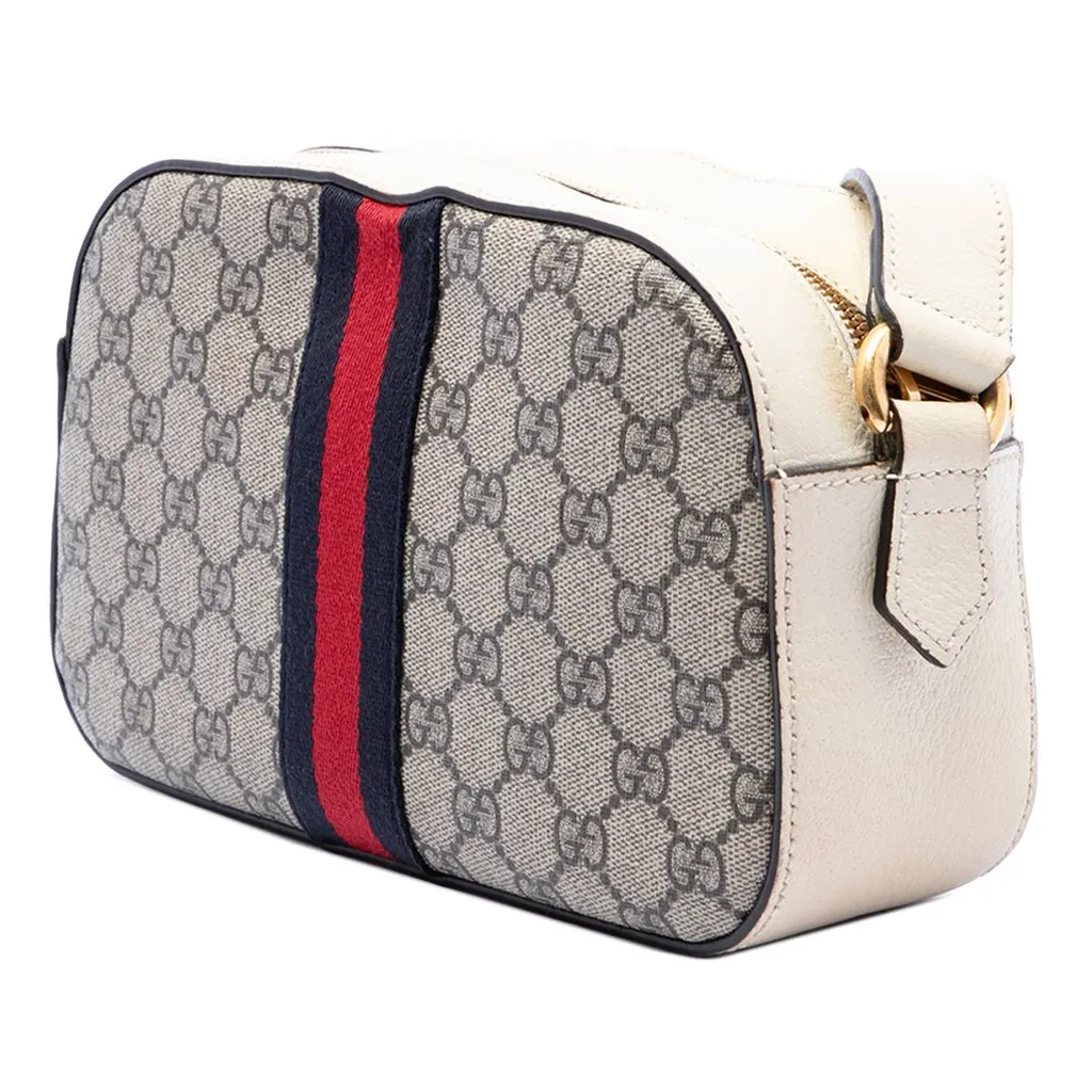 gucci バッグ Gucci Small GG Supreme Textured Calfskin | Libas Collective