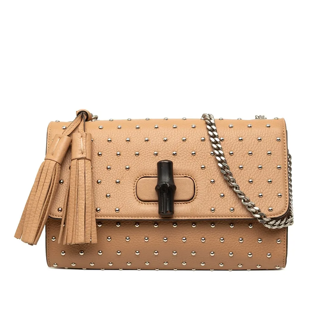 Gucci متوسطة جلد مرصّعة Miss بامبو حقيبة كروس
