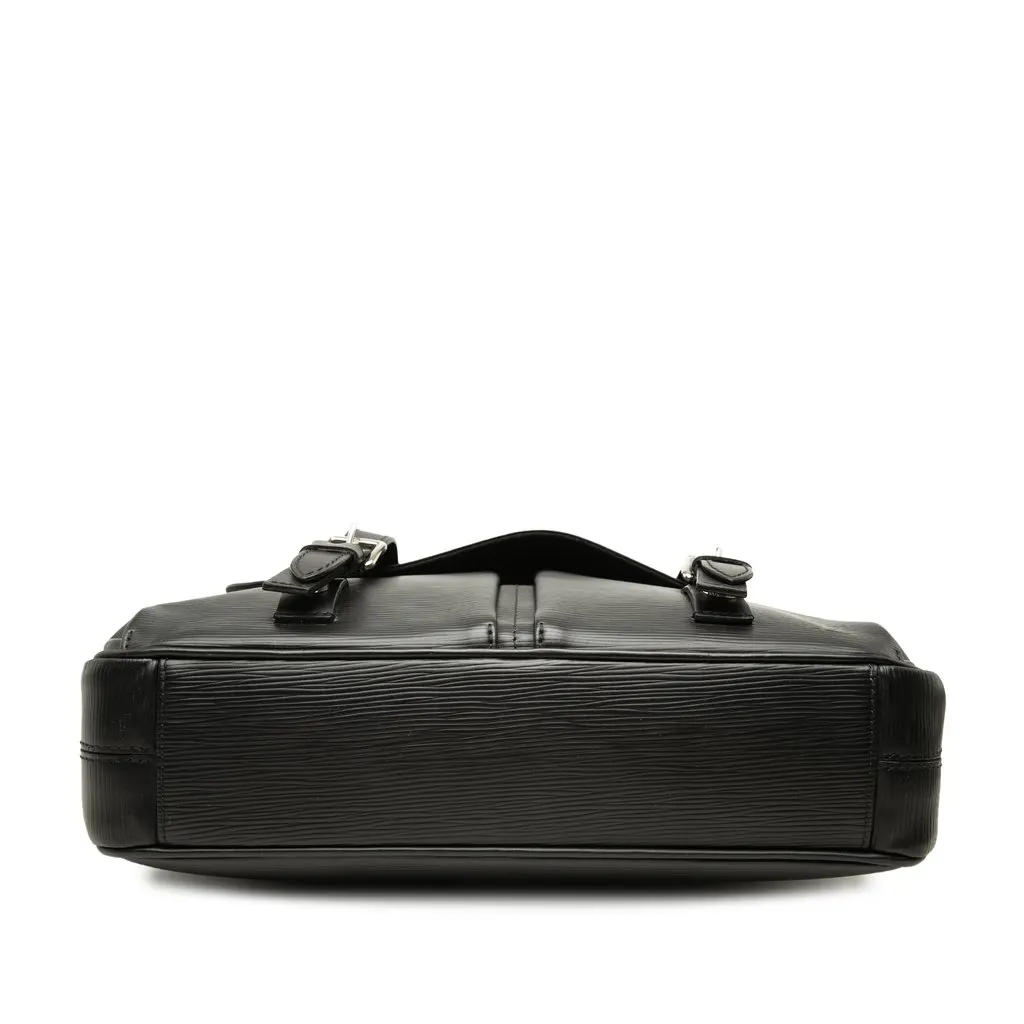 Louis Vuitton Epi Christopher Messenger Black Leather Very good - Inside View