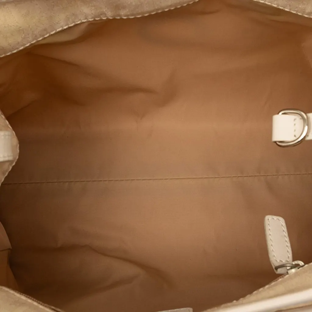 Dior Small Diorissimo Trotter Canvas Lovely Charm Tote Brown Very good - Model View