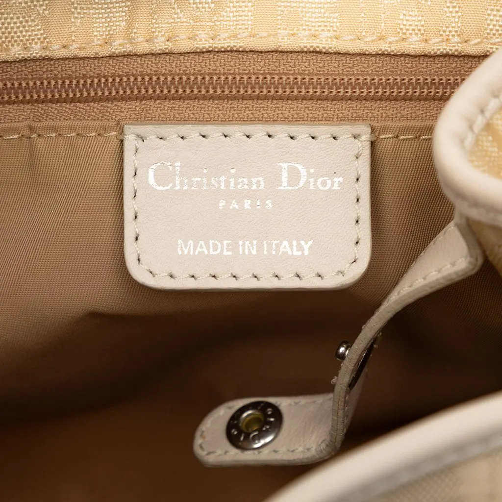 Dior Small Diorissimo Trotter Canvas Lovely Charm Tote Brown Very good - Box View