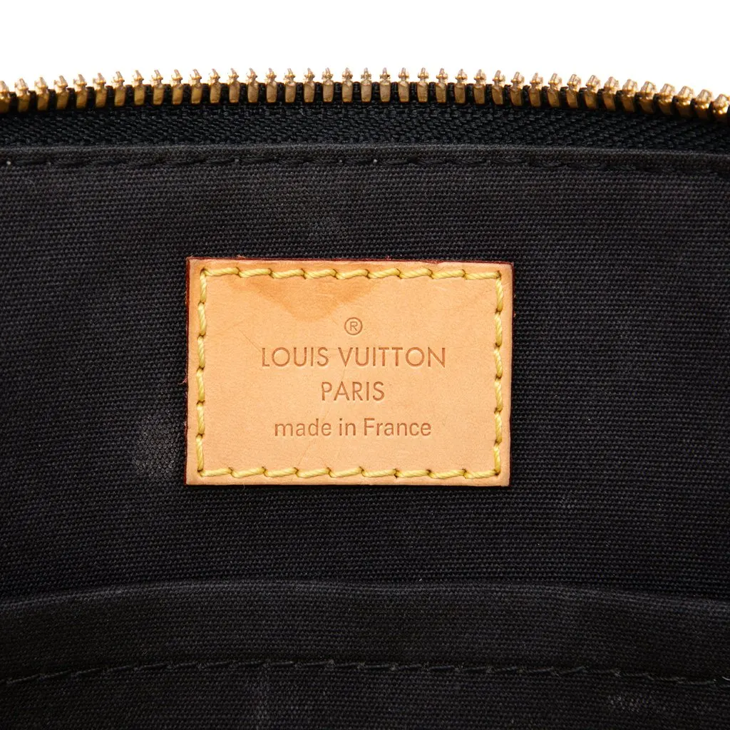 Louis Vuitton Monogram Vernis Stickers Alma BB Yellow Leather Very good - Box View