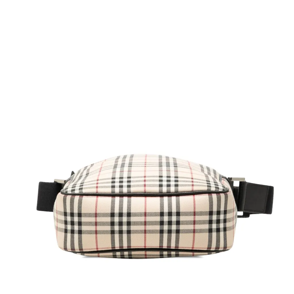 Burberry House Check Canvas Crossbody Beige Very good - Inside View