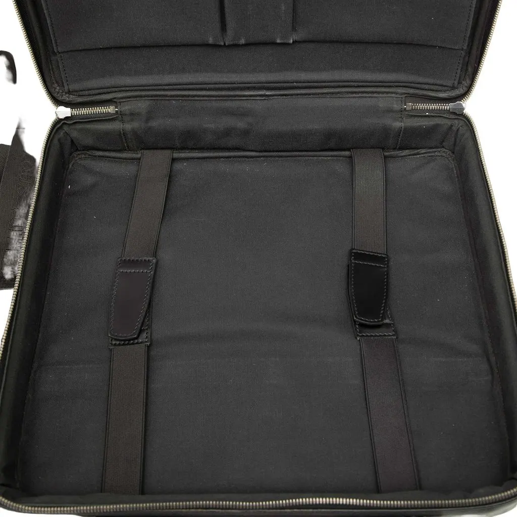 Louis Vuitton Taiga Porte Ordinateur Odessa Black Leather Very good - Model View
