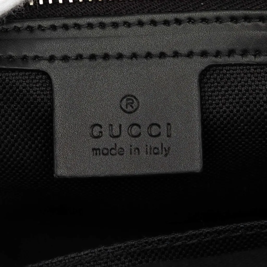 Gucci GG Supreme Web Night Courrier Belt Bag Black Very good - Box View