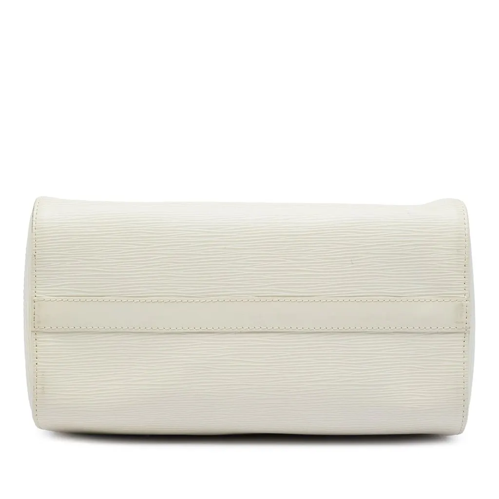 Louis Vuitton Epi Speedy 30 White Leather Very good - Inside View