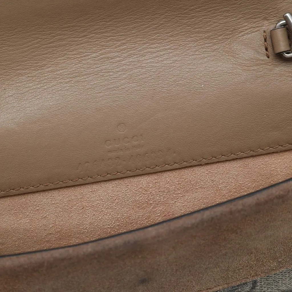 Gucci Mini GG Supreme Dionysus Crossbody Beige Very good - Box View