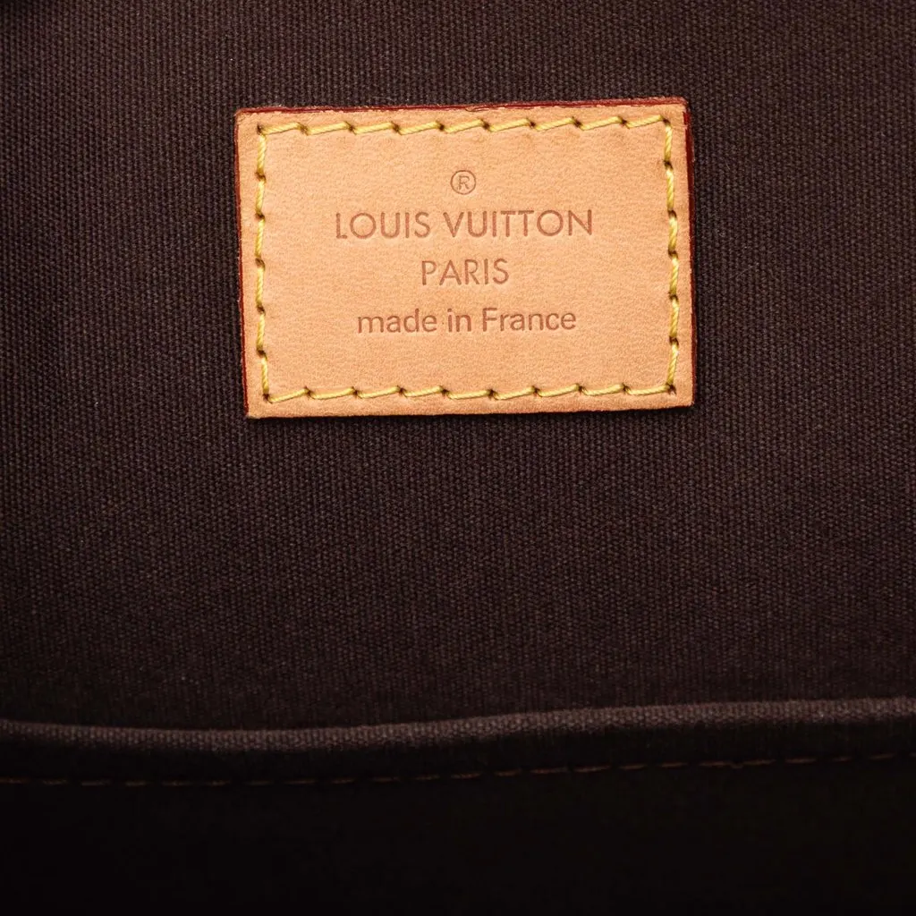 Louis Vuitton Monogram Vernis Alma GM Purple Leather Good - Box View