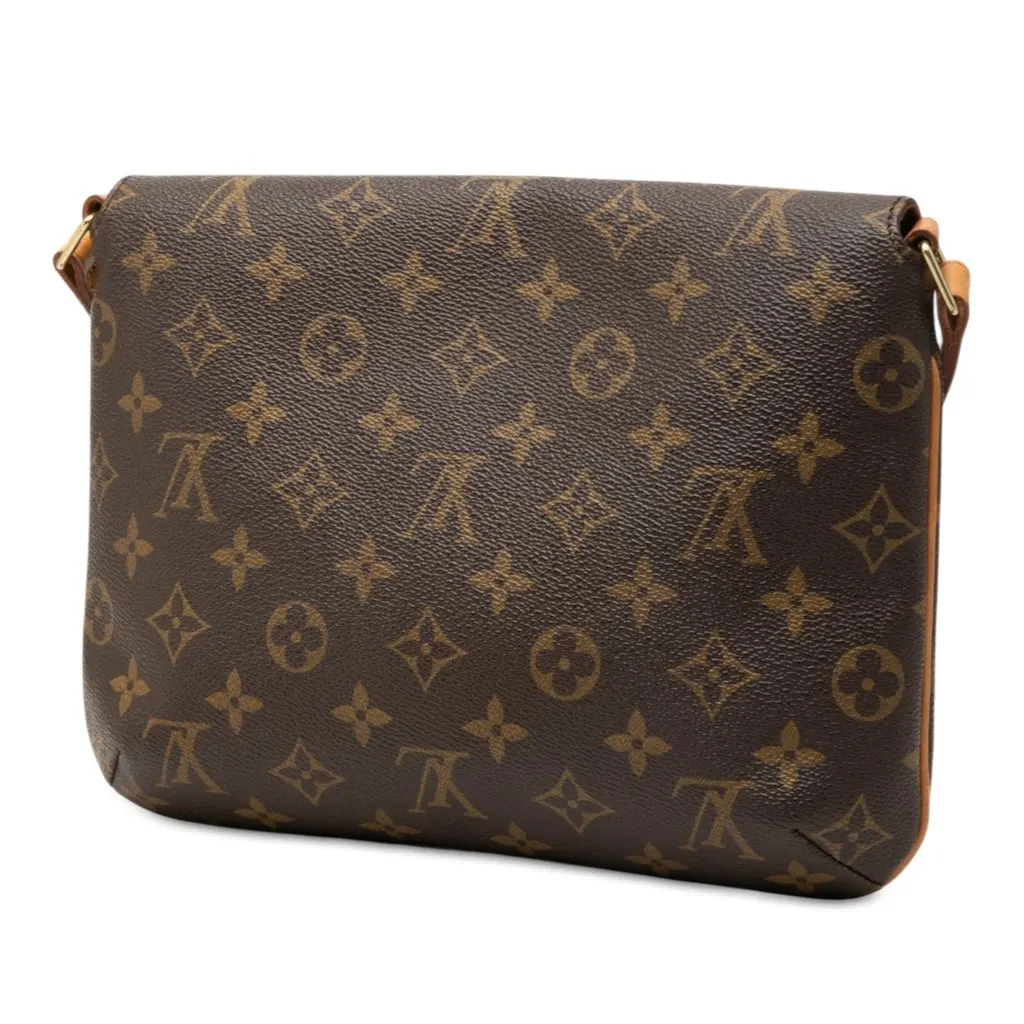 Louis Vuitton Monogram Musette Tango Short Strap Brown Very good - Back View