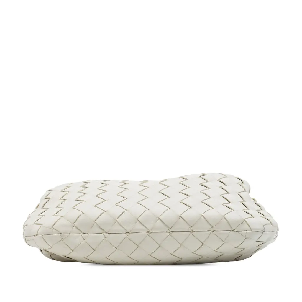 Bottega Veneta Mini Nappa Intrecciato Jodie White Leather Very good - Inside View