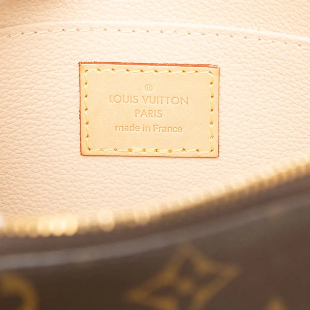 Louis Vuitton Monogram Cosmetic Pouch GM Brown Canvas Very good - Box View