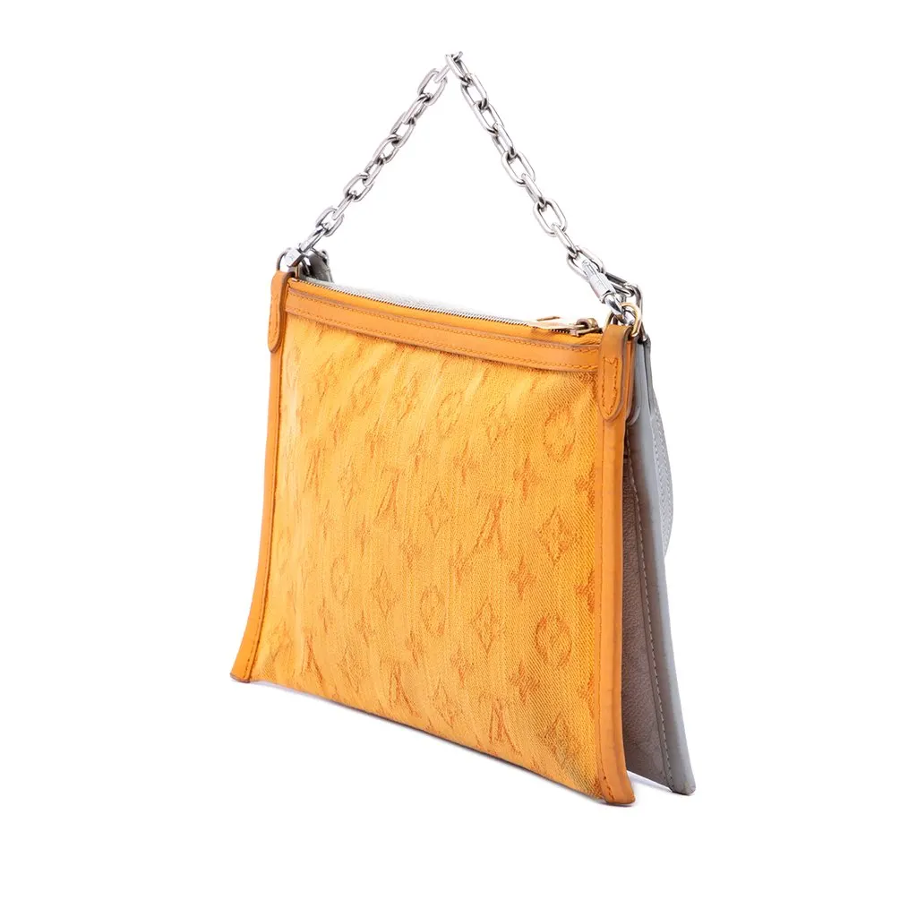 Louis Vuitton Monogram Antartica Double Flat Messenger MultiColor Very good - Back View